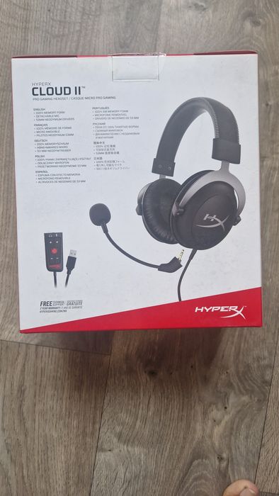 Гарнитура наушники HyperX Cloud II.