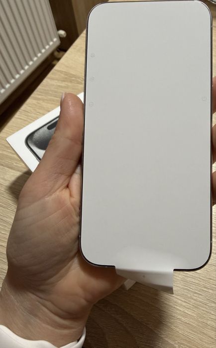 Iphone 15 pro, NOU, White titanium, 256 GB