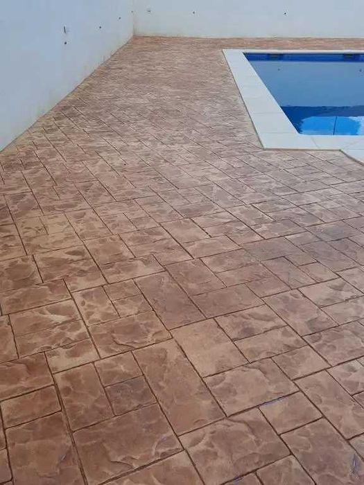 Beton amprentat si elicopterizat