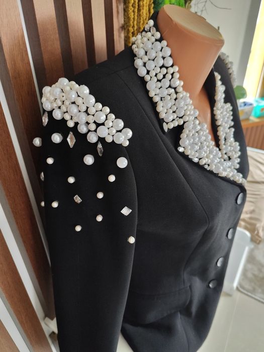 Sacou cu perle superb