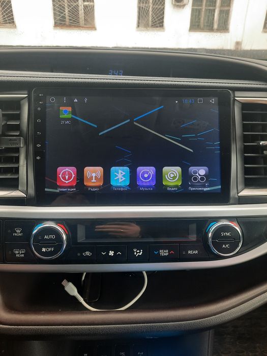 Магнитола Android Toyota highlander 3