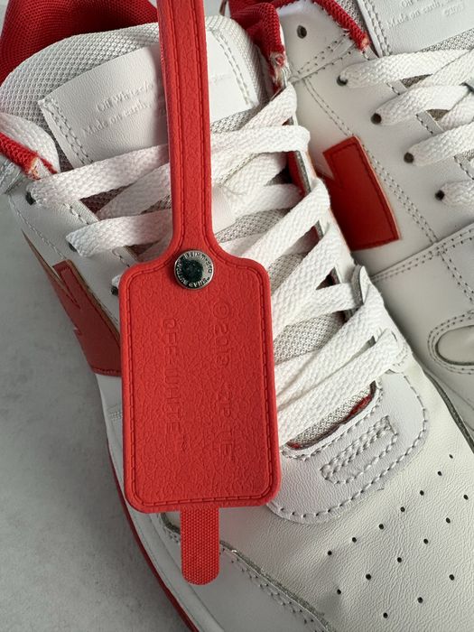 OFF WHITE, Low Top Out of Office, Red White