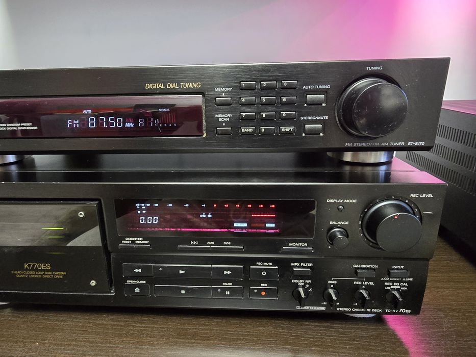 Deck Sony TC K 770ES si Tuner Sony