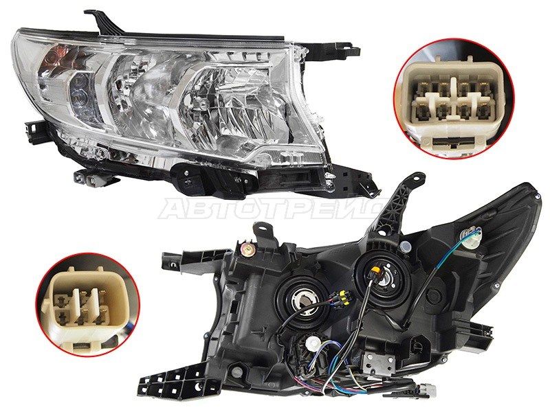 Фара Toyota Land cruiser prado