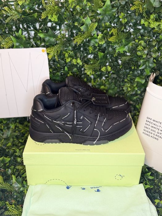 Adidași OFF-WHITE Out Of Office Low Sartorial Stitching Black Black