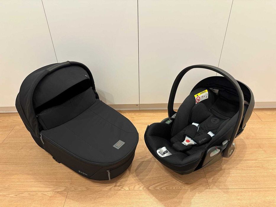 Pachet CYBEX Platinum: Scoică Cloud T i-Size + Landou Lux Priam 4.0