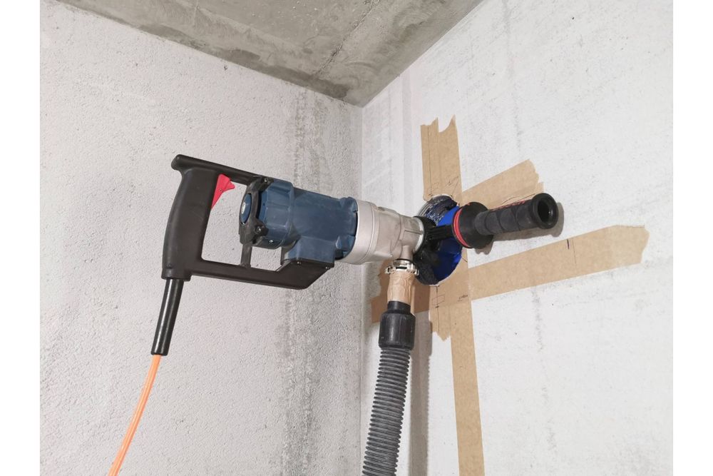 Сухой алмазное бурение пылесосли перфоратор тешиш 160м хизматлари