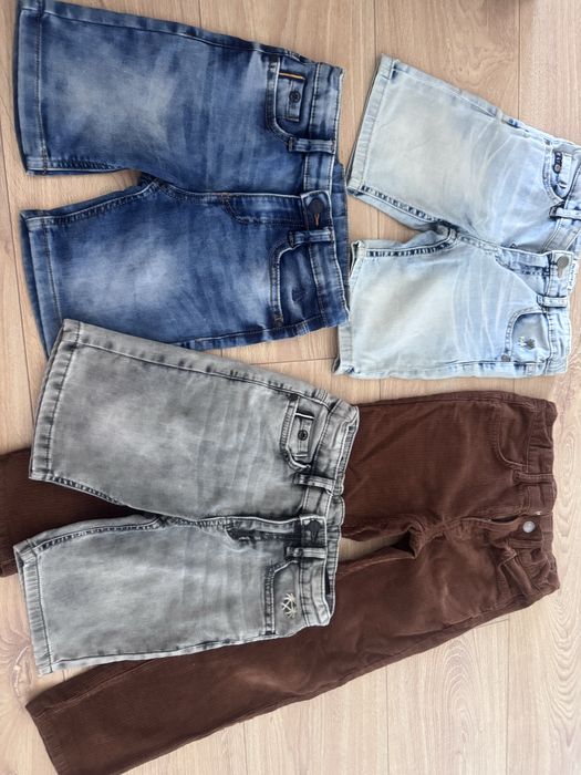 Детски къси дънки Mayoral 6/116 и  дълги джинси  H&M- 116 см