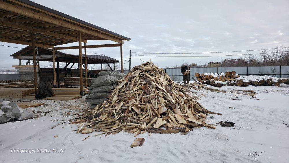 Сосновые дрова россыпью