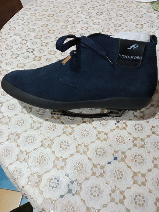 Итальянские лёгкие замшевые ботинки