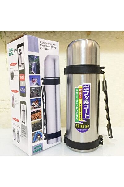 Termos metalic 1,5 L – cu mâner de transport