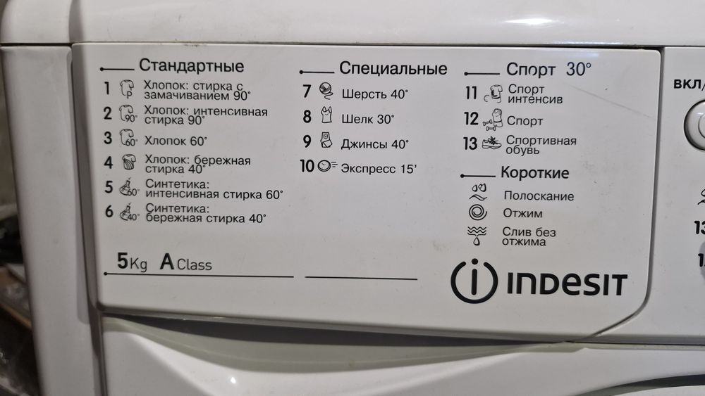 Стиральная Машина Indesit