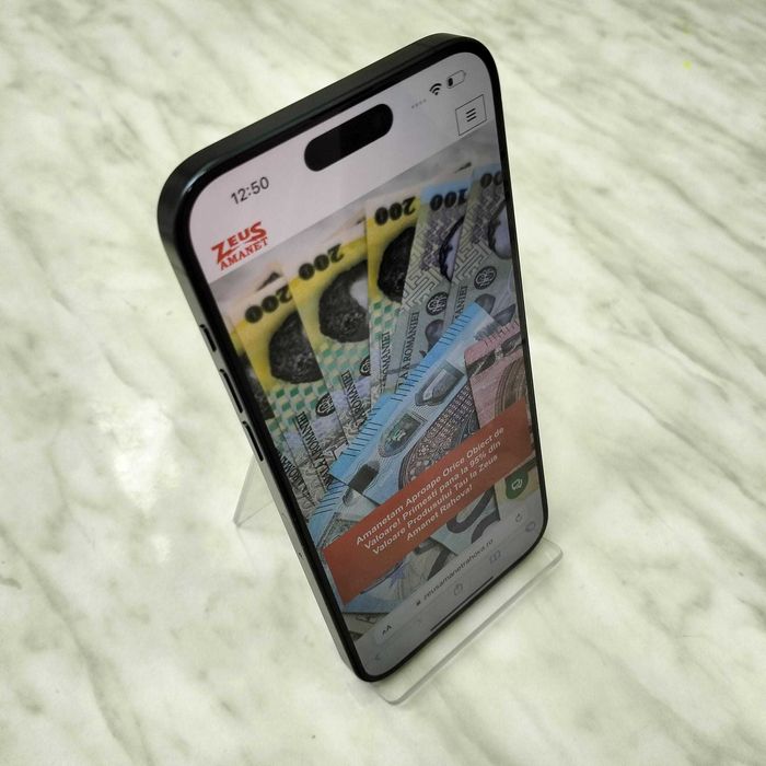 Telefon Apple iPhone 15 Pro Max 256GB Blue 100% bat Zeus Amanet 27627