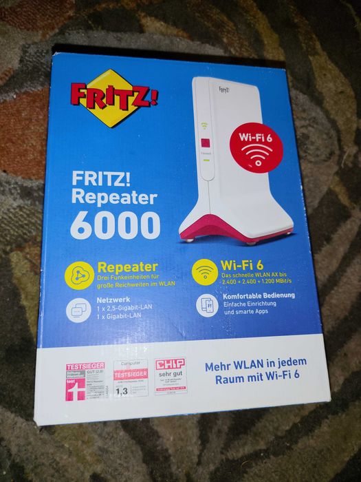 FRITZ Repeater 6000 router portabil, sigilat