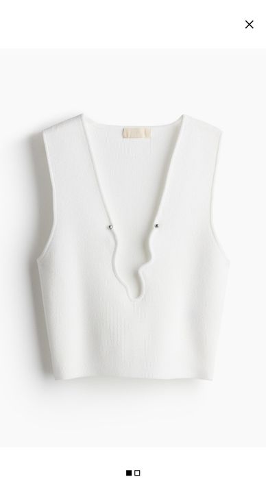 H&M Топ с асиметрично деколте