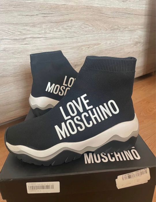 Обувки чорап Moschino