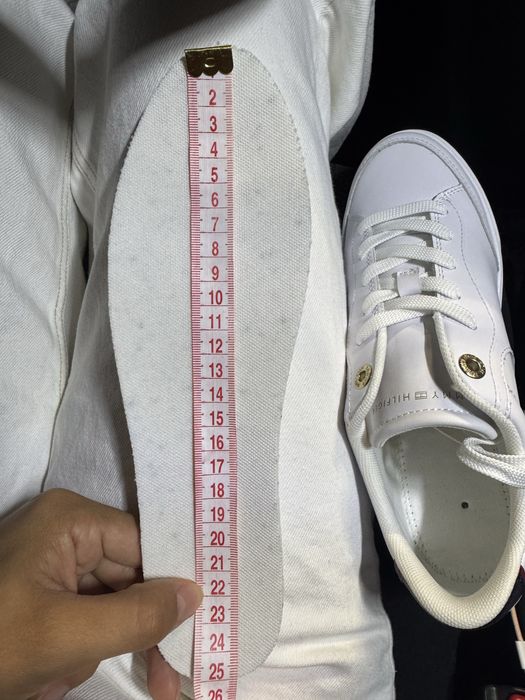 Чисто нови Tommy Hilfiger Сникърси Essential Chic Court Sneaker FW0FW08579 Бял