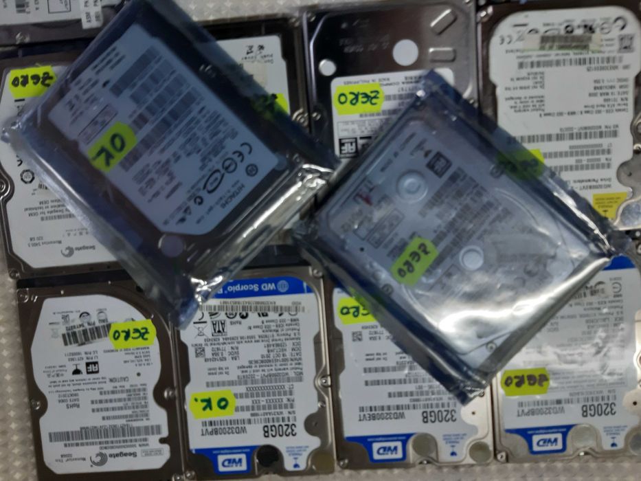 LOT 11 bc Hard Disk Sata 2,5" HDD-320 Gb