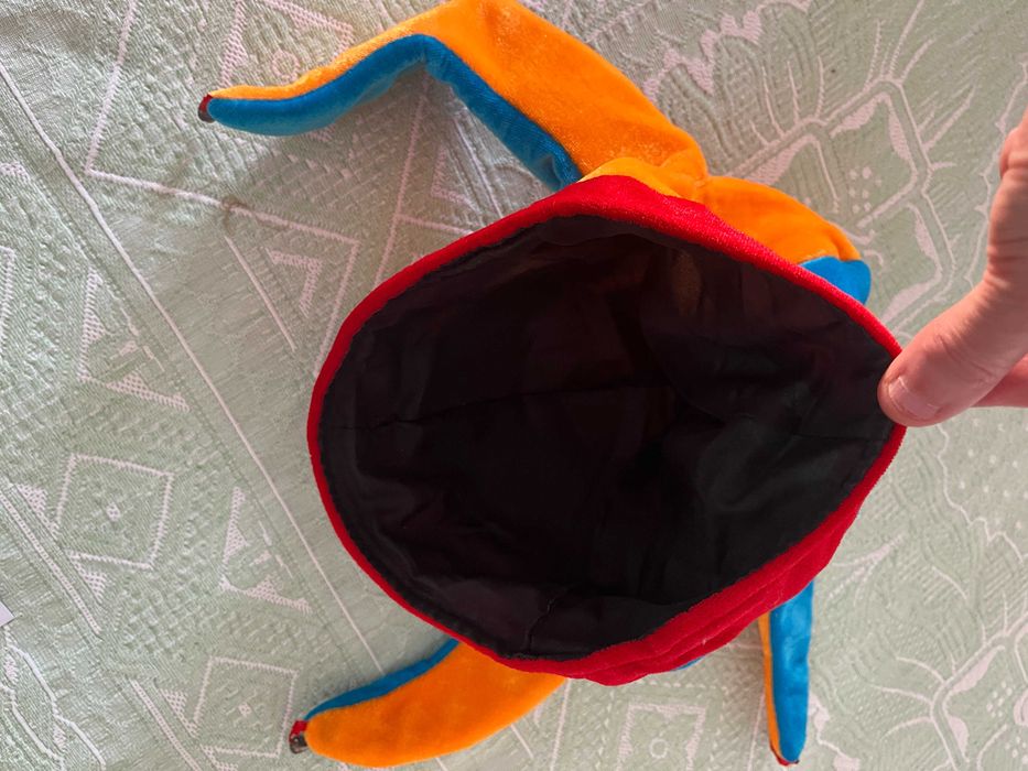 New Plush Jester Hat with Bells – Costume / Halloween / Carnival Party