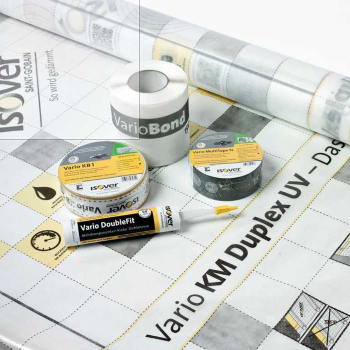 KIT COMPLET ISOVER VARIO – etanșare + barieră de vapori KM DUPLEX