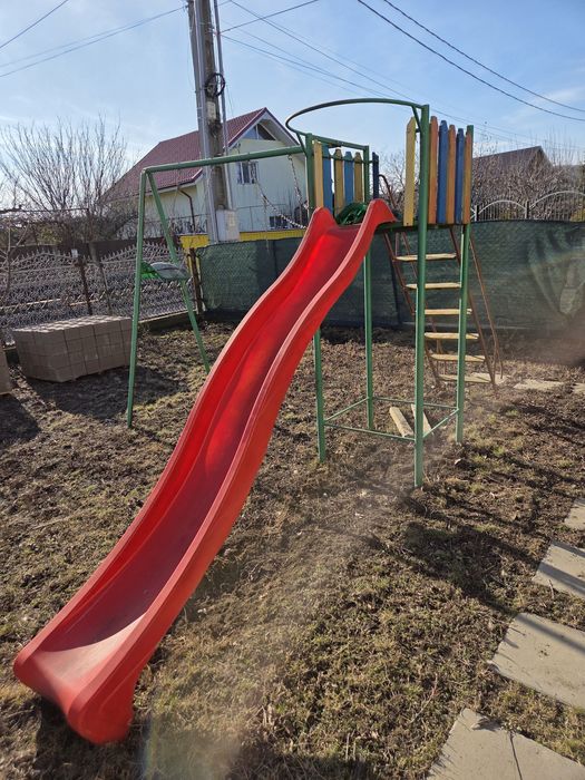 Tobogan cu 2 leagane