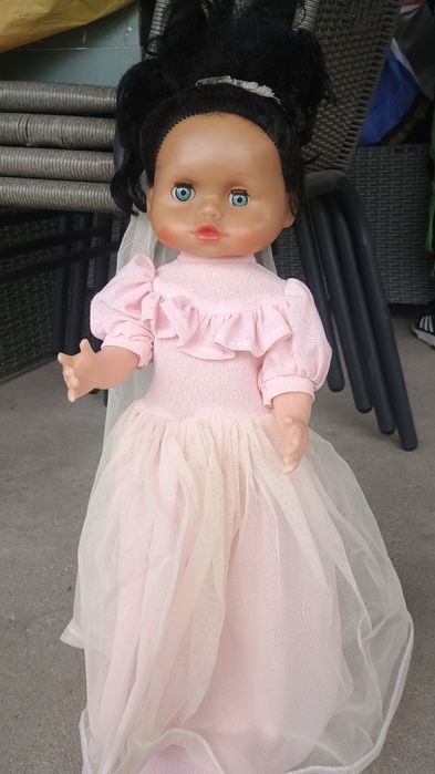 Păpușă mireasa roz