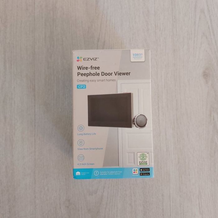 Смарт Видео Шпионка EZVIZ CP2 – 1080p Full HD, Wi-Fi, 4.3" Дисплей