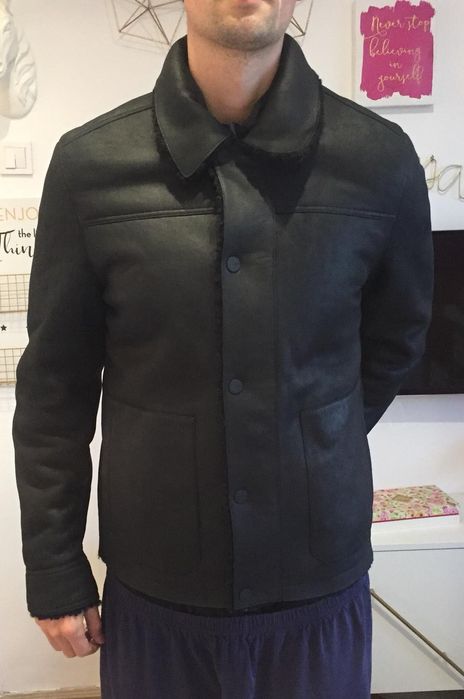 Irha Jacheta Geaca aviator cu blana firma UGG AUSTRALIA - M - 3500 RON