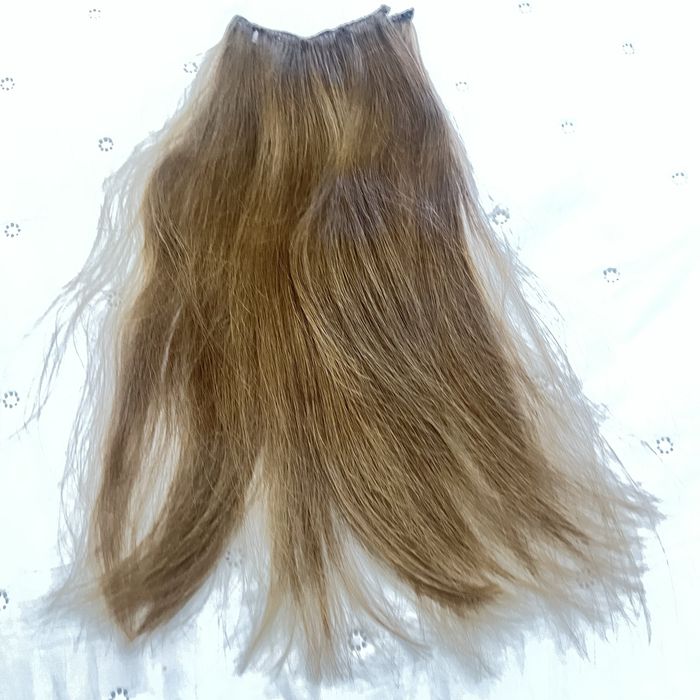 Екстеншън Естествена коса 50 см ръчно шита