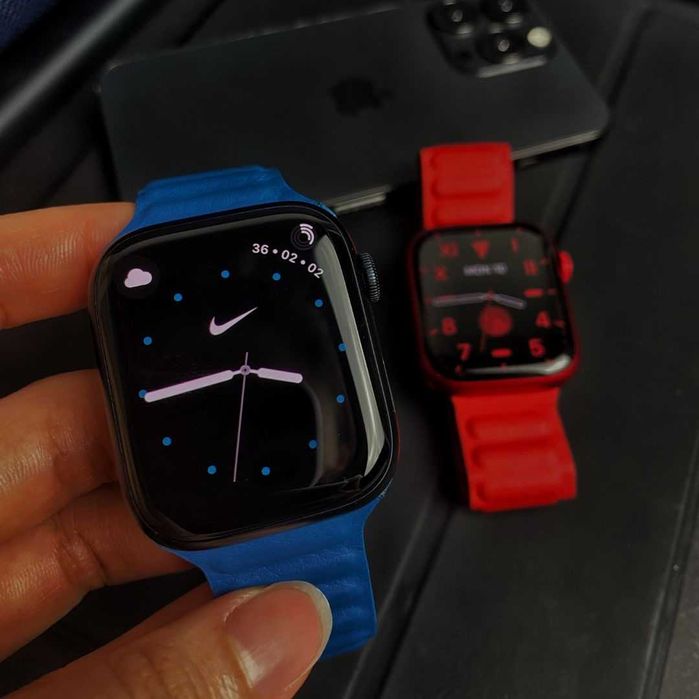 Кожена каишка с магнитно закопчаване за Apple Watch ULTRA/SE/11/10/9/8