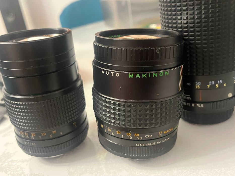 Obiective K montura  SMC Pentax ,135mm f2,8 ,28-80, 80-200mm