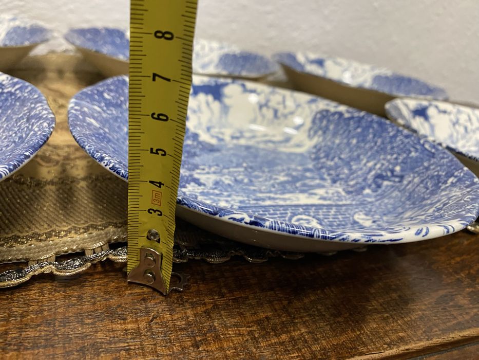 Комплект от 6 дълбоки чинии Crown Ducal „Bridge Scenes“ – Англия