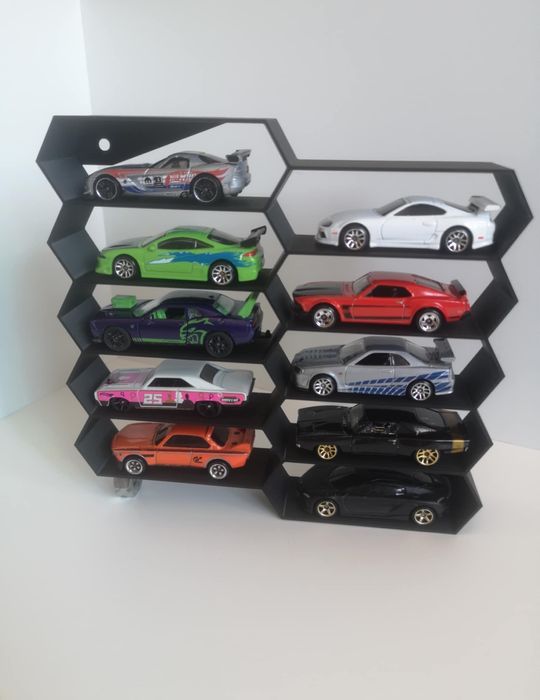 Стенен рафт/стойка за колички Hotwheels