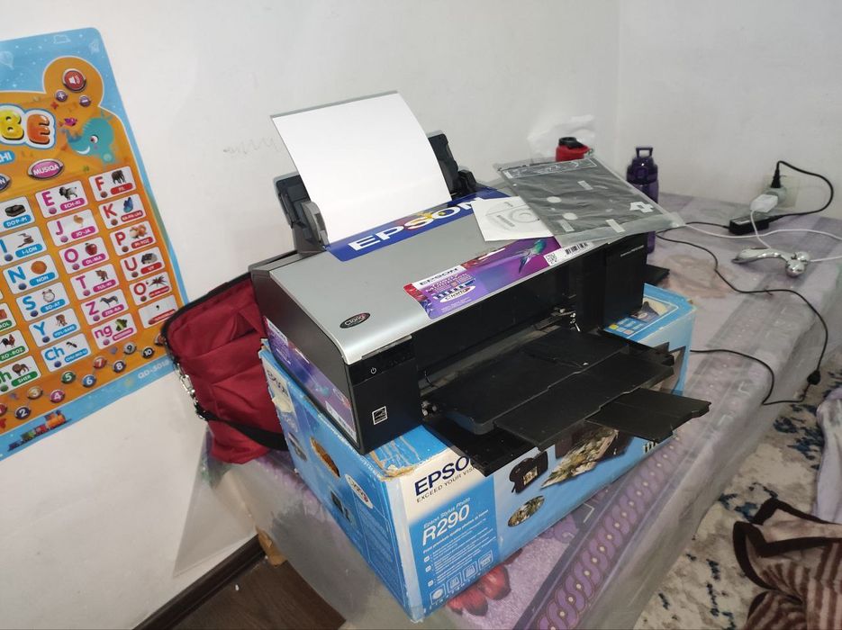 Epson L 290 hd tezkor 6 ta rangli dyuzi 100% ozidan chiqargan rasmlar