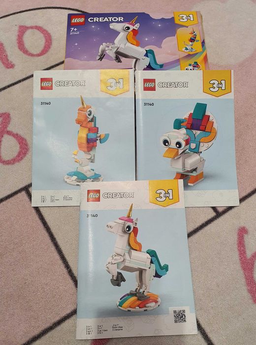 Детски настолни игри, Lego 3 в 1 еднорог и пъзел със Стич