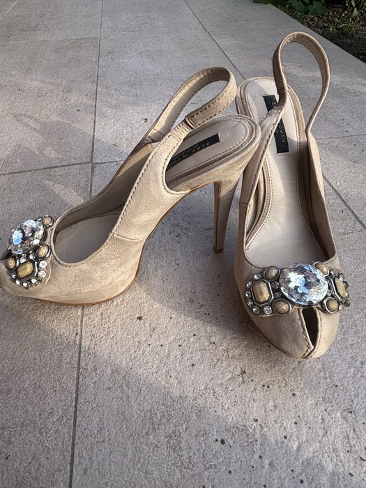 Sandale elegante Zara toc de 14