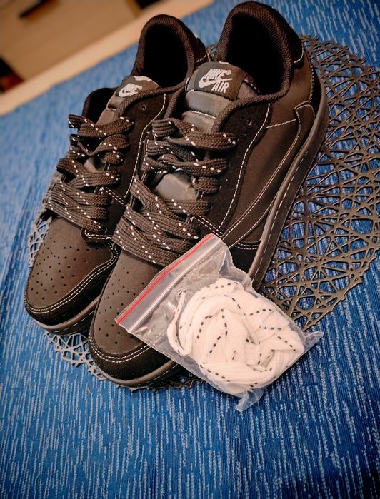 Air Jordan 1 Low x Travis Scott 'Black Phantom'