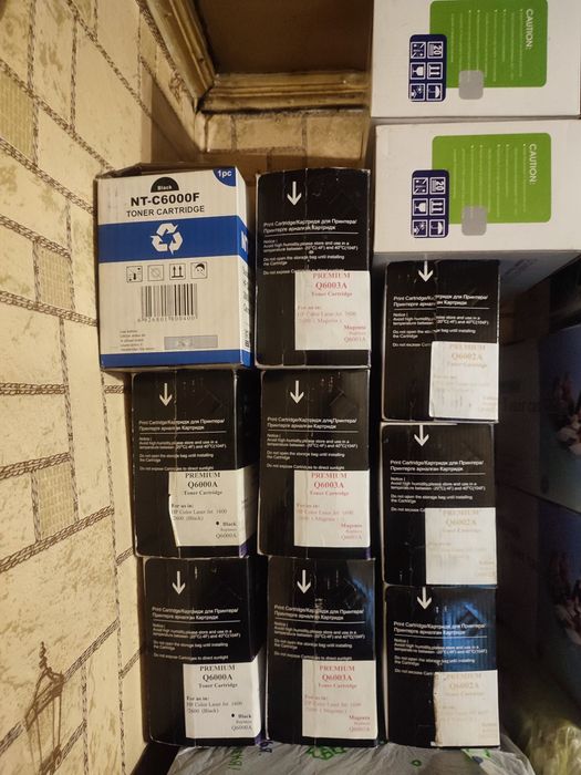 Картриджи HP Q6000A,6002А,6003A
