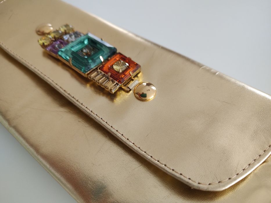 Дамски клъч с камъни