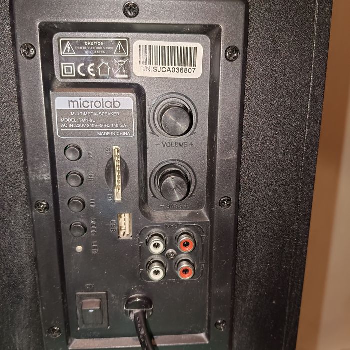 Microlab USB TMN-9U колонки динамик сабвуфер бас