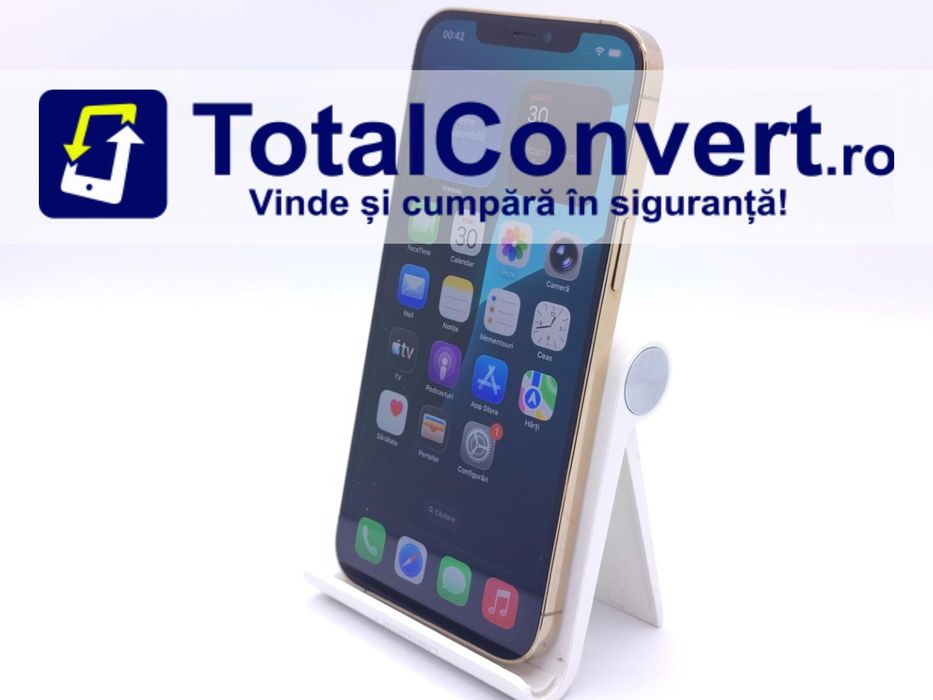 Apple iPhone 12 Pro Max 256GB Gold 6GB, Garantie 24 luni | #D89393