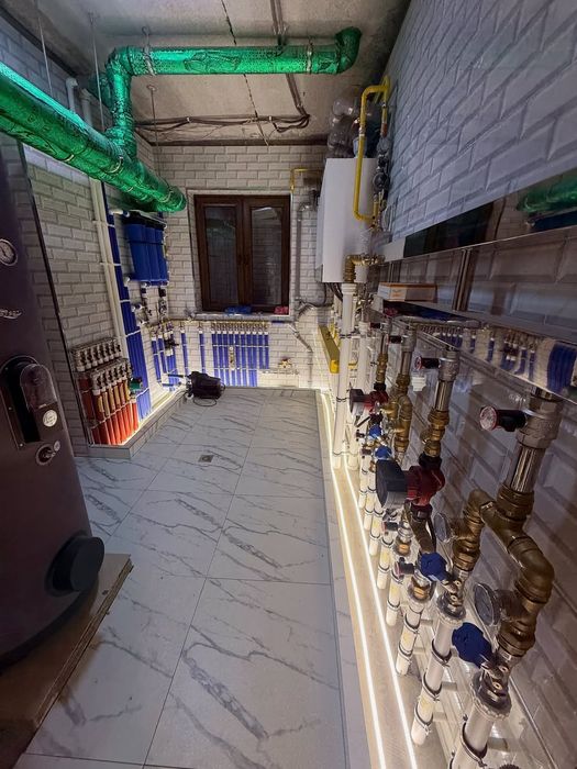 Сантехник монтаж отопления, тёплый пол, установка Двухконтурные  котлы