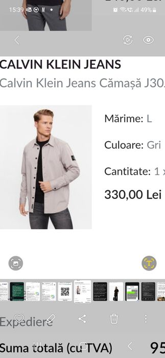 Cămașă Calvin Klein L