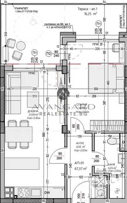 Продава се Двустаен апартамент в Пловдив, Остромила - 79 кв.м за 1250 €/кв.м - Снимка #6