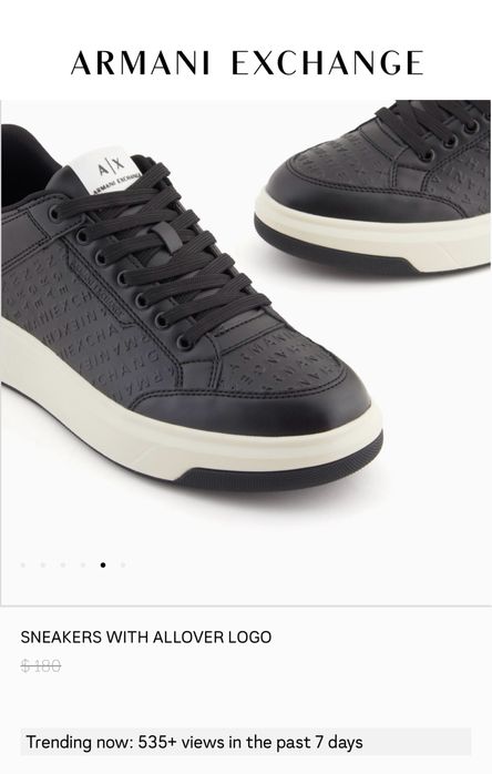 Оригинал Armani Exchange мужские кроссовки
