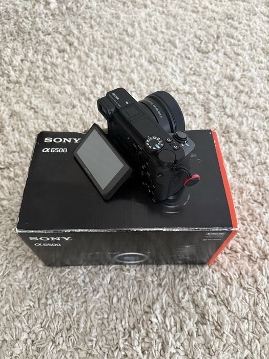 Aparat mirorrless Sony a6500 stabilizare 5axe cu obv 16-50 mm