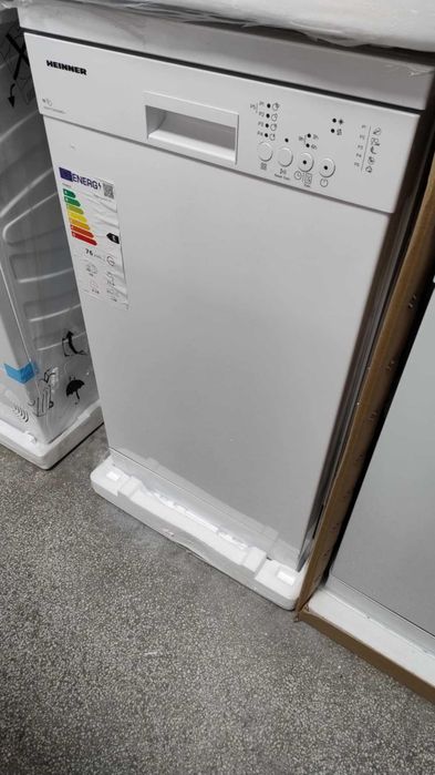 Чисто нова Бяла Съдомиялна машина Heinner 45 см 10 комплекта Aquastop