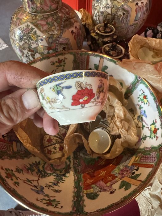 Старинная посуда в древне-китайском стиле