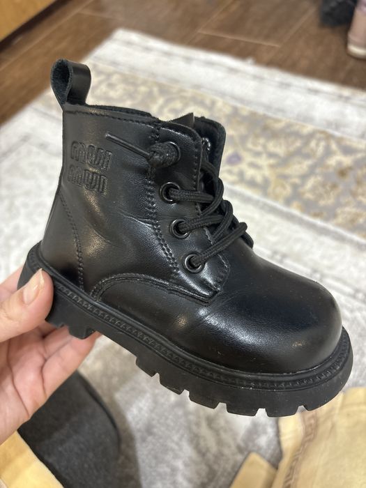 Теплые демисезонные сапожки