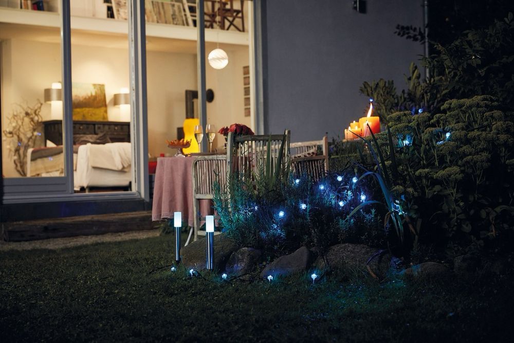 Lampă de grădină LED Osram Lightify, reglabilă, albă, lungime 5 m
